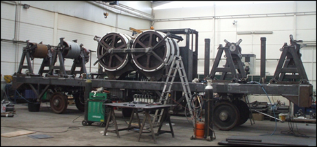 Tren de tendido Parrós Obras